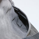 HERMES Her Line MM Tote Bag Canvas Gray Auth hk1144-12