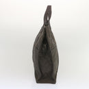 HERMES Her Line MM Tote Bag Canvas Gray Auth hk1144-4