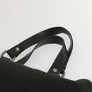 BALLY Hand Bag Canvas Black Auth hk1147-8