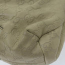 GUCCI Guccissima GG Canvas Hand Bag Beige 197020 Auth hk1150-16