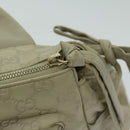 GUCCI Guccissima GG Canvas Hand Bag Beige 197020 Auth hk1150-10