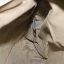 FENDI Shoulder Bag Leather Bronze Auth hk1152-18