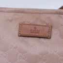 GUCCI GG Canvas Shoulder Bag Pink 308840 Auth hk1155-19