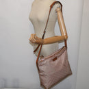 GUCCI GG Canvas Shoulder Bag Pink 308840 Auth hk1155-25
