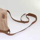 GUCCI GG Canvas Shoulder Bag Pink 308840 Auth hk1155-14