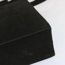 Salvatore Ferragamo Hand Bag Suede 2way Black Auth hk1171-16