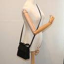 Salvatore Ferragamo Hand Bag Suede 2way Black Auth hk1171-19