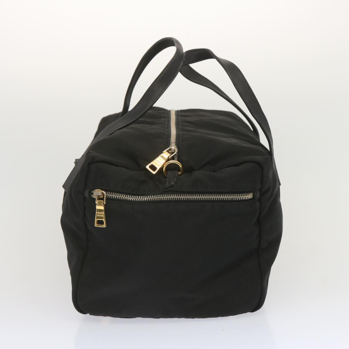 PRADA Hand Bag Nylon Black Auth hk1173