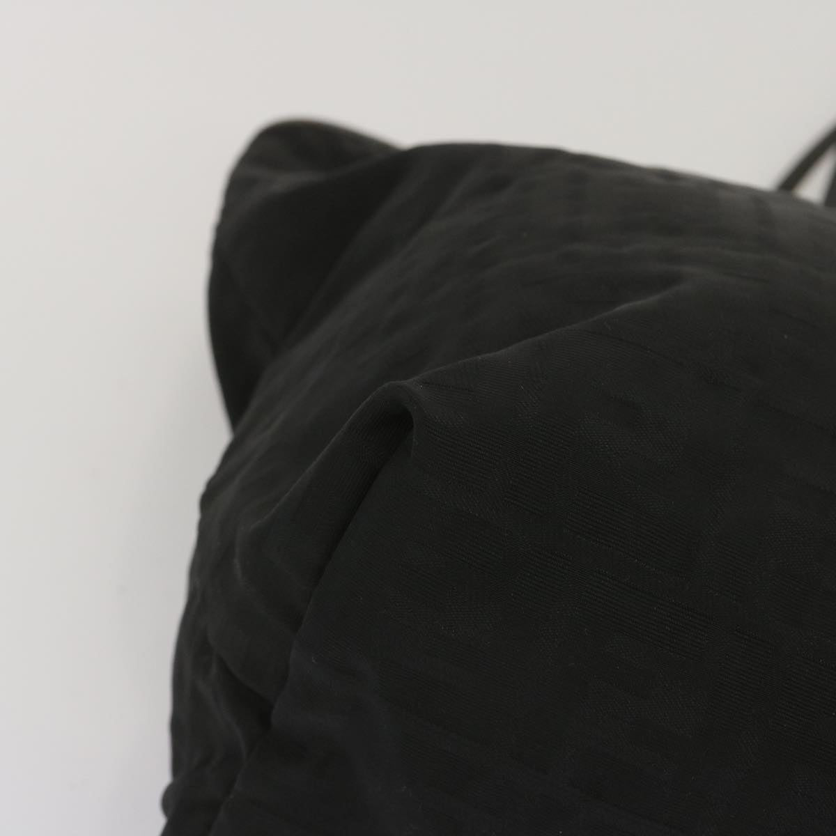 FENDI Zucca Canvas Tote Bag Black Auth hk1174