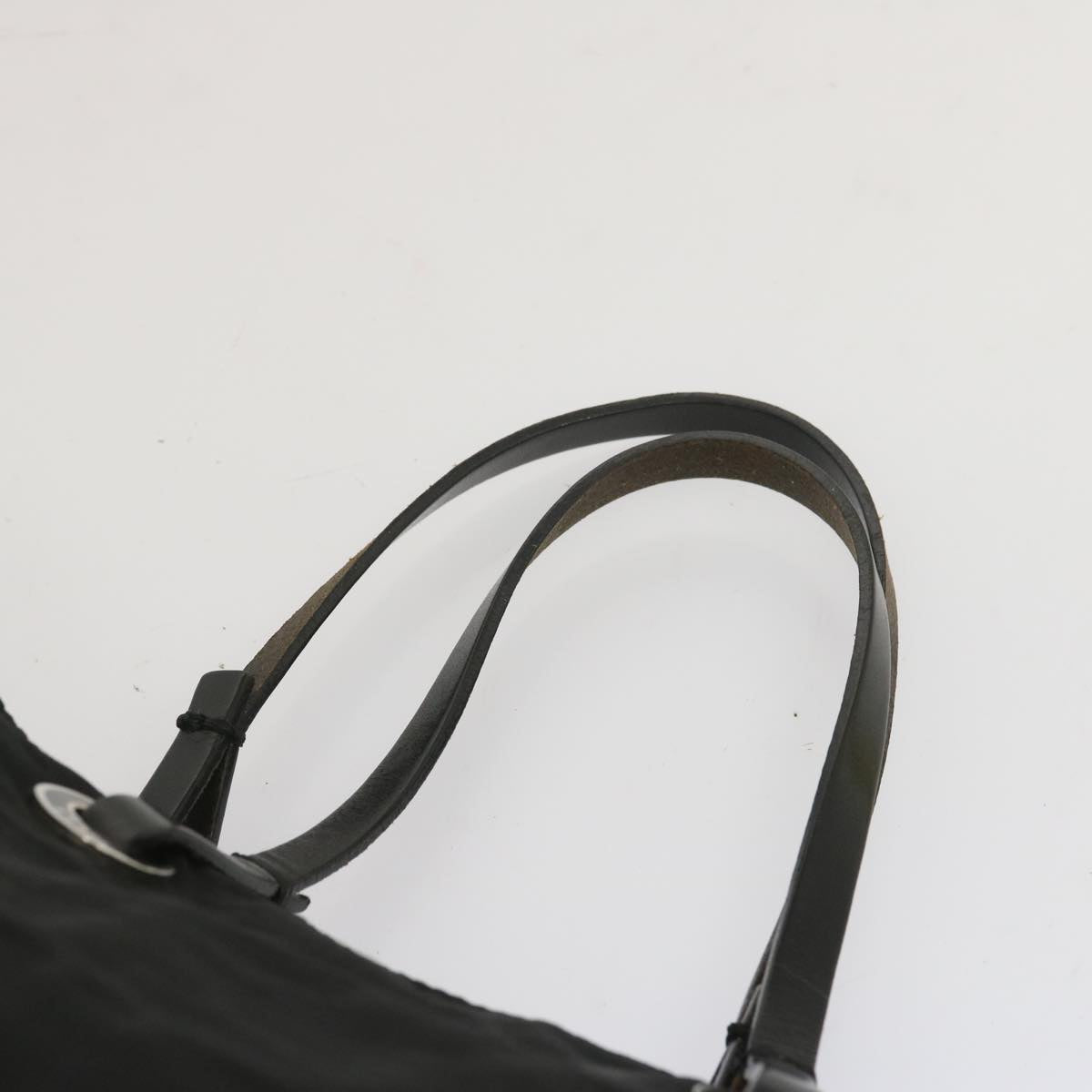 FENDI Zucca Canvas Hand Bag Black Auth hk1176