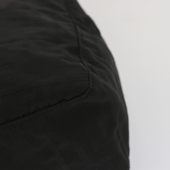 FENDI Zucca Canvas Hand Bag Black Auth hk1179