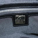 FENDI Zucca Canvas Hand Bag Black Auth hk1179-15