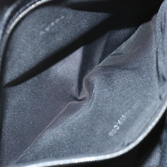 FENDI Zucca Canvas Hand Bag Black Auth hk1179