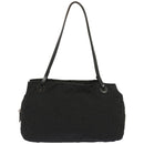 FENDI Zucca Canvas Hand Bag Black Auth hk1179-2