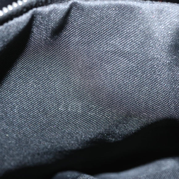 FENDI Zucca Canvas Hand Bag Black Auth hk1179