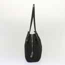 FENDI Zucca Canvas Hand Bag Black Auth hk1179-4