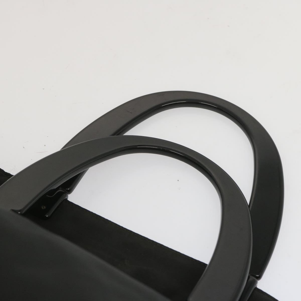 PRADA Hand Bag Nylon Black Auth hk1182