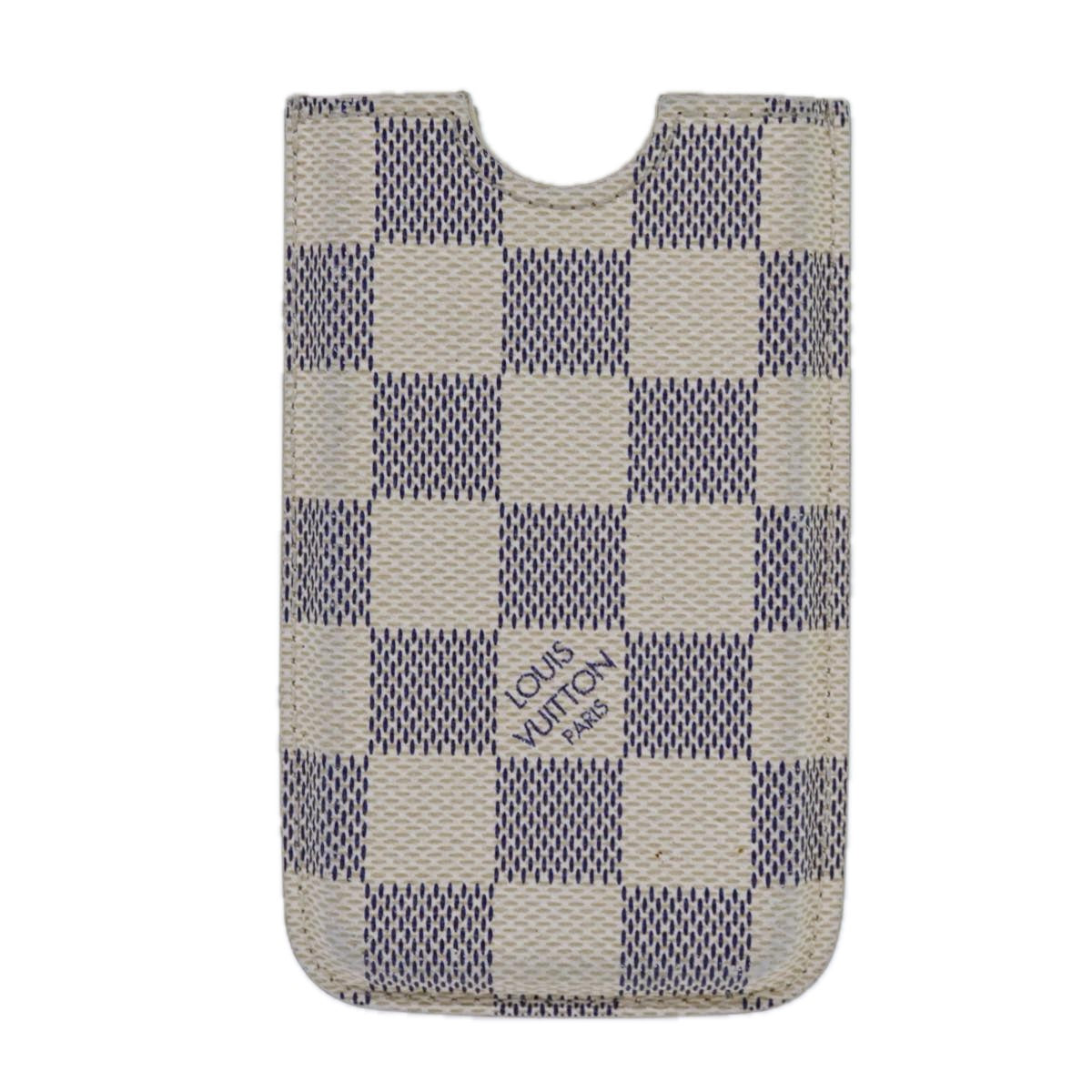 LOUIS VUITTON Damier Azur iPhone 4 Case iPhone Case N63001 LV Auth hk1219 - 0