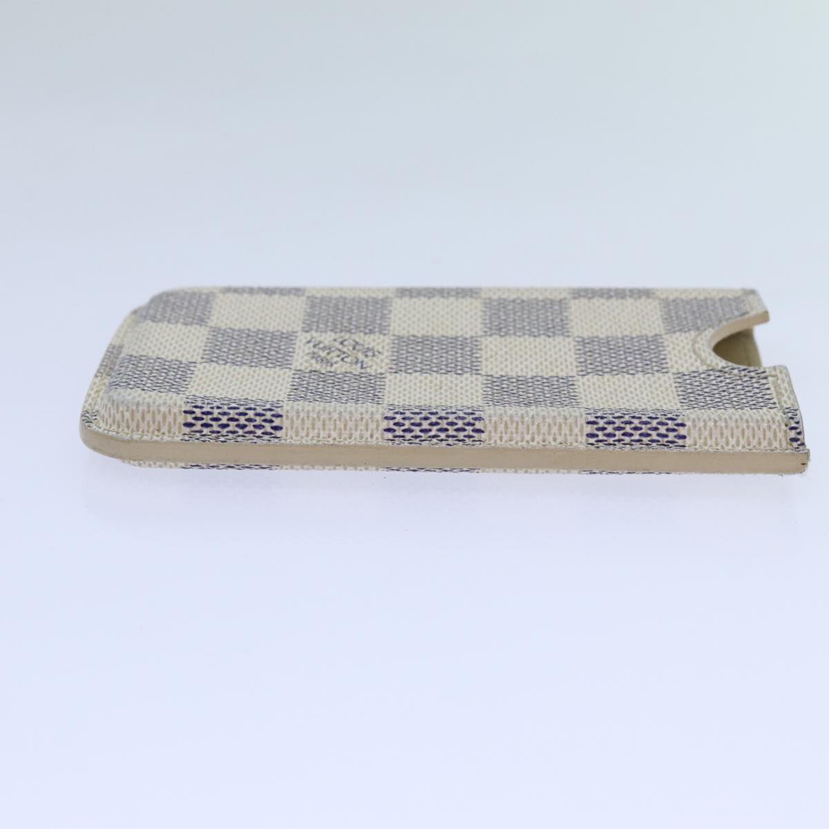 LOUIS VUITTON Damier Azur iPhone 4 Case iPhone Case N63001 LV Auth hk1219