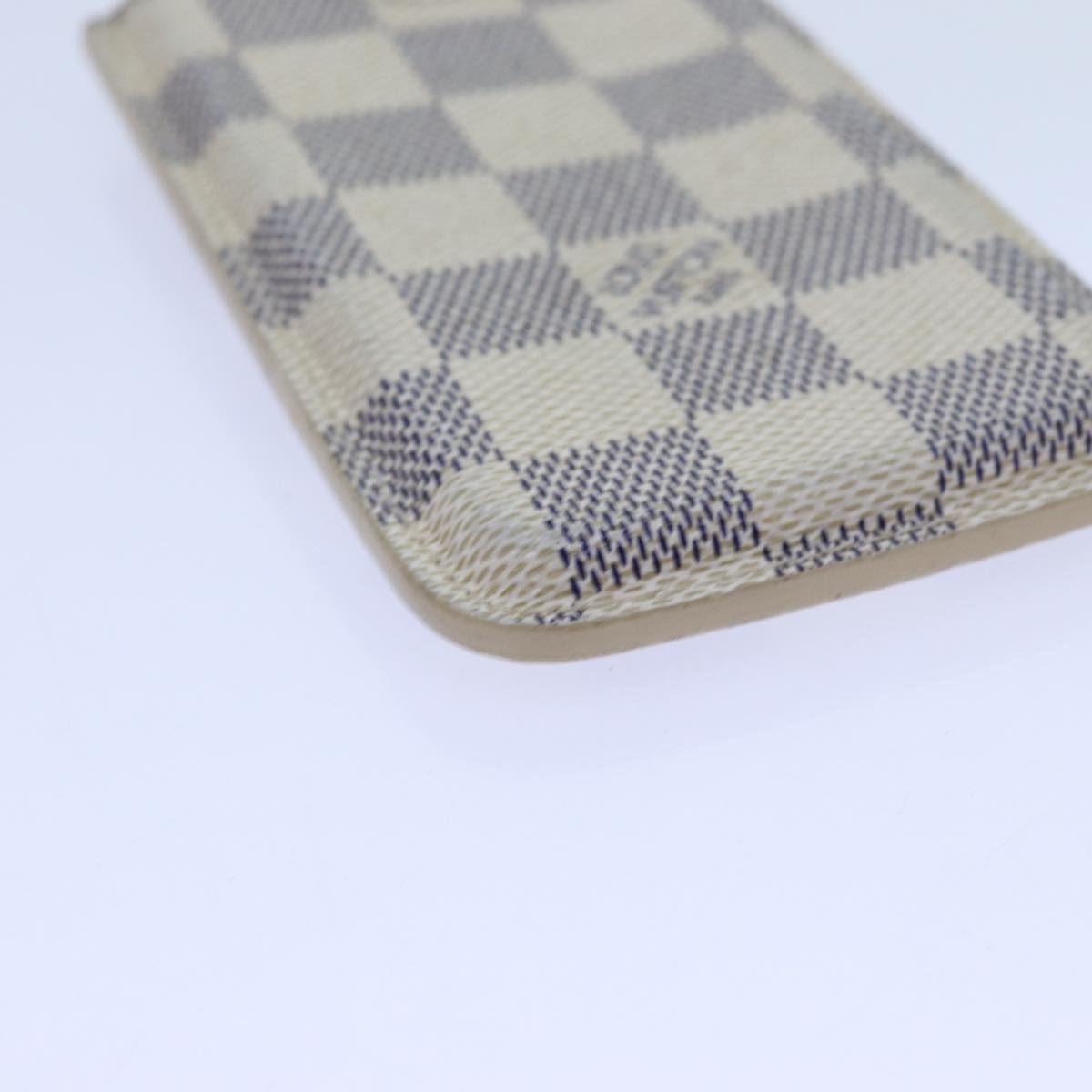 LOUIS VUITTON Damier Azur iPhone 4 Case iPhone Case N63001 LV Auth hk1219