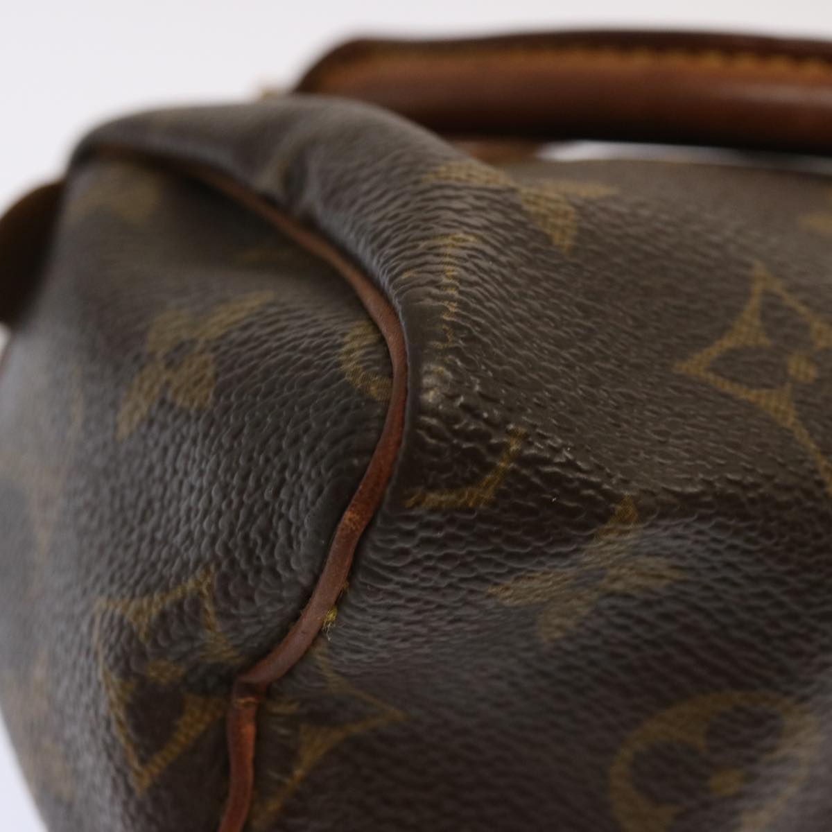 LOUIS VUITTON Monogram Mini Speedy Hand Bag 2way M41534 LV Auth hk1227