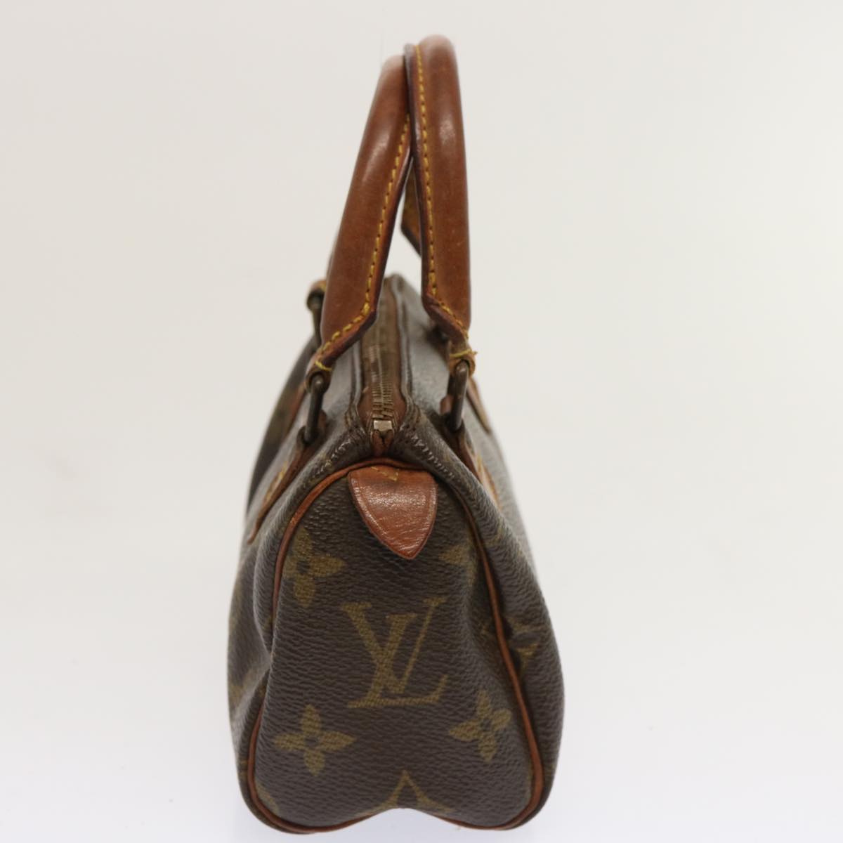 LOUIS VUITTON Monogram Mini Speedy Hand Bag 2way M41534 LV Auth hk1227