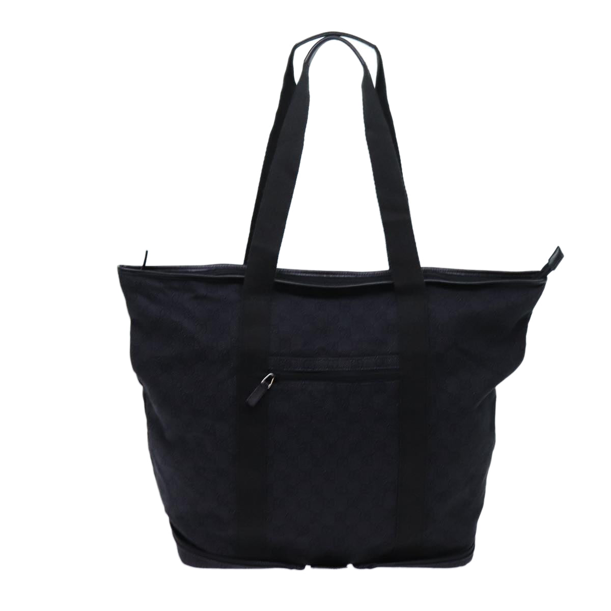 GUCCI GG Canvas Tote Bag Black Auth hk1242