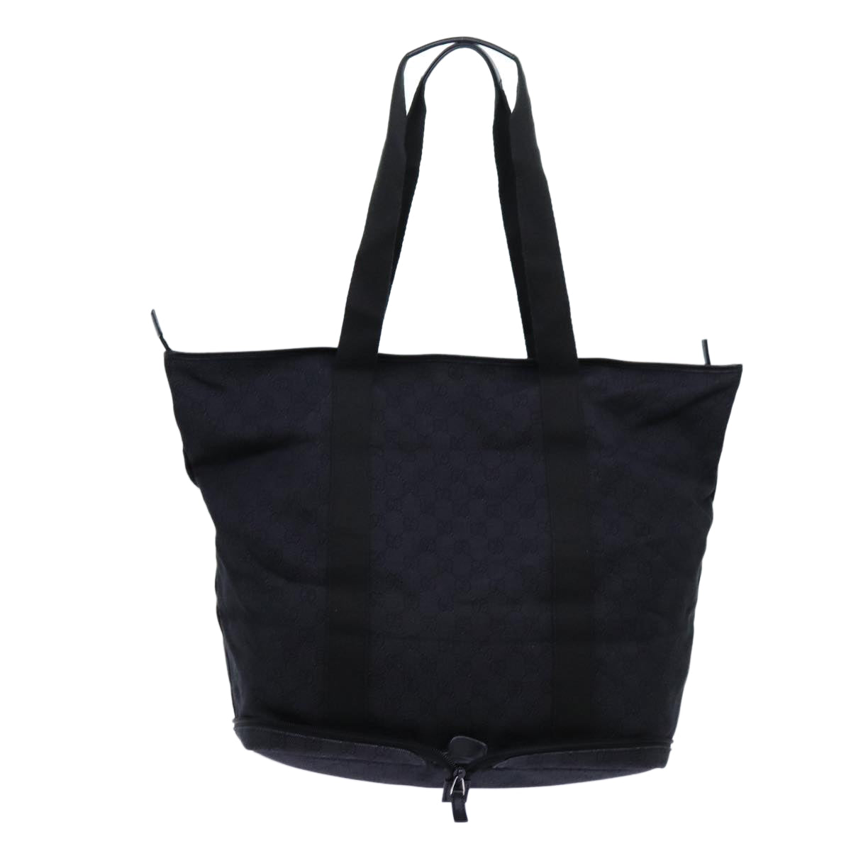 GUCCI GG Canvas Tote Bag Black Auth hk1242 - 0