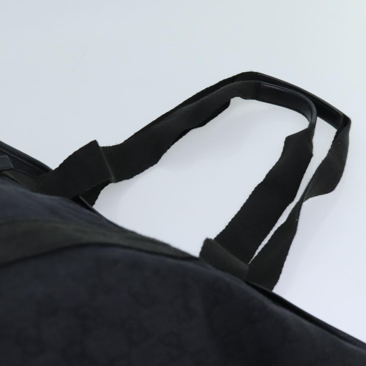 GUCCI GG Canvas Tote Bag Black Auth hk1242