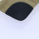 PRADA Pouch Canvas Beige Auth hk1253-14