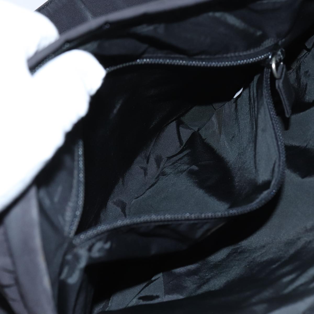 PRADA Sports Waist bag Nylon Black Auth hk1259