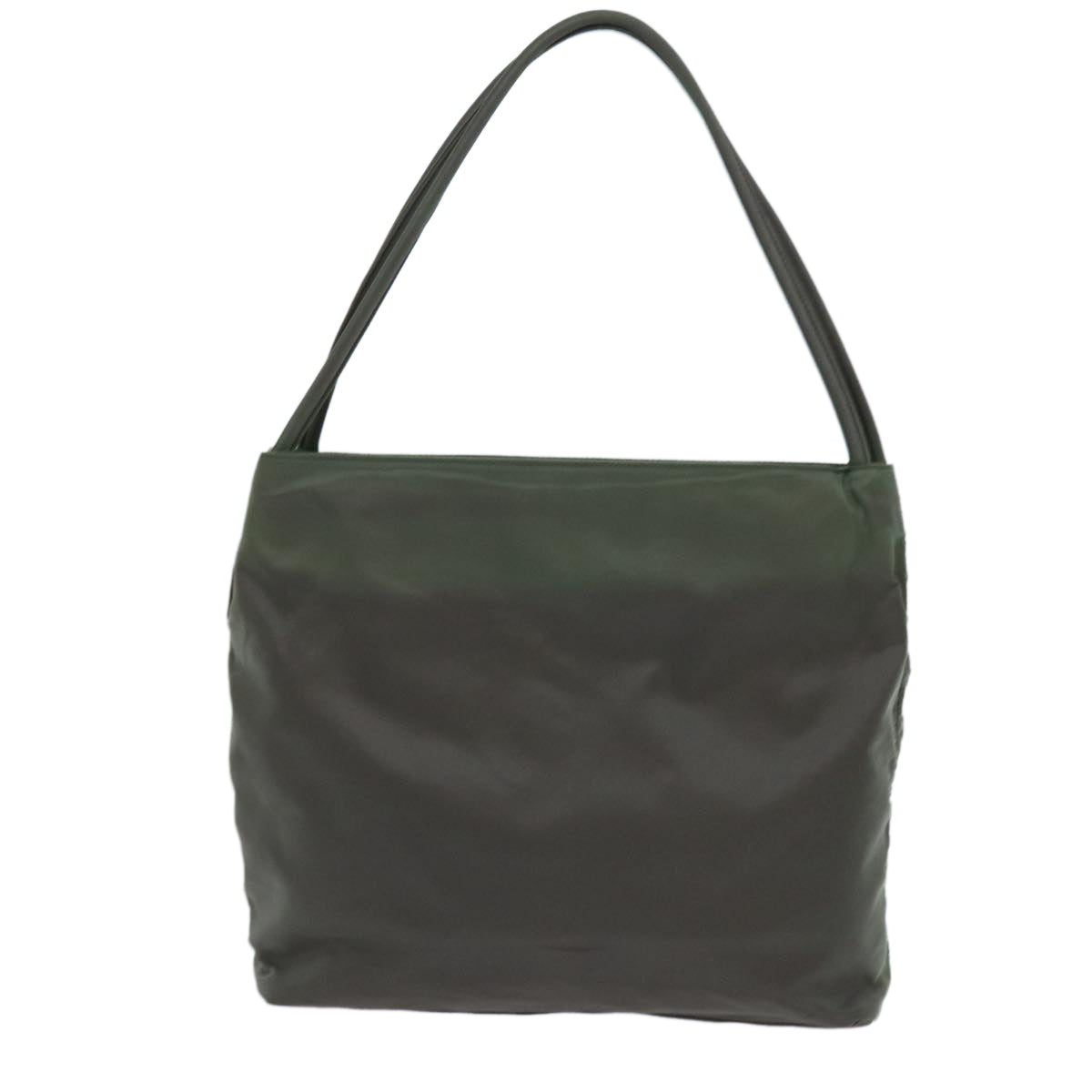 PRADA Hand Bag Nylon Khaki Auth hk1260