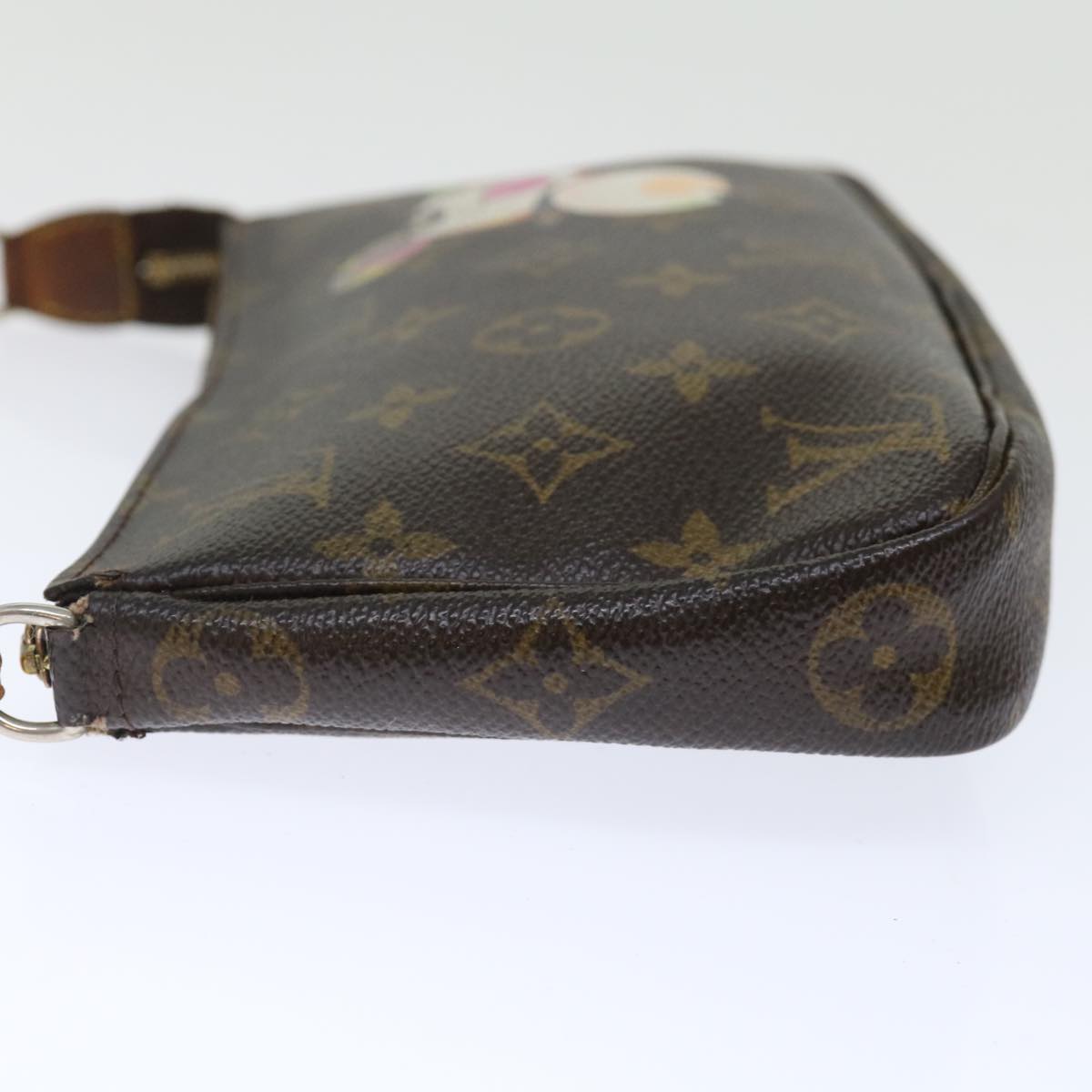 LOUIS VUITTON Monogram Panda Pochette Accessoires Pouch M51981 LV Auth hk1273