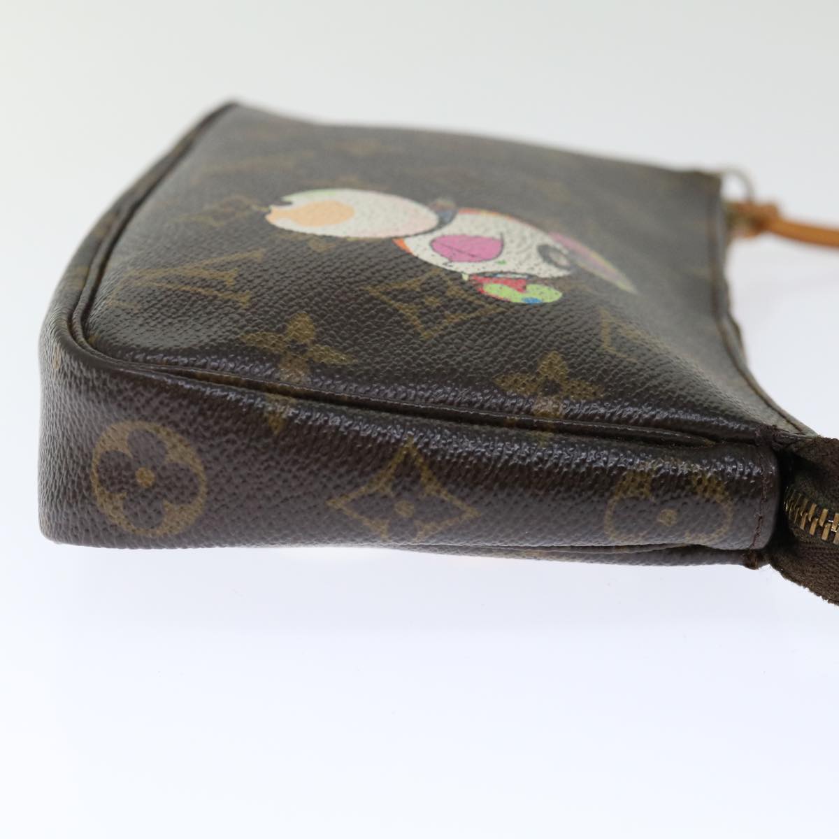 LOUIS VUITTON Monogram Panda Pochette Accessoires Pouch M51981 LV Auth hk1273