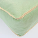 FENDI Zucchino Canvas Shoulder Bag Nylon Green Auth hk1304-16