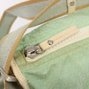 FENDI Zucchino Canvas Shoulder Bag Nylon Green Auth hk1304-17