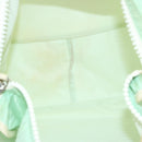 FENDI Zucchino Canvas Shoulder Bag Nylon Green Auth hk1304-11