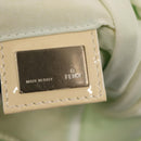 FENDI Zucchino Canvas Shoulder Bag Nylon Green Auth hk1304-21