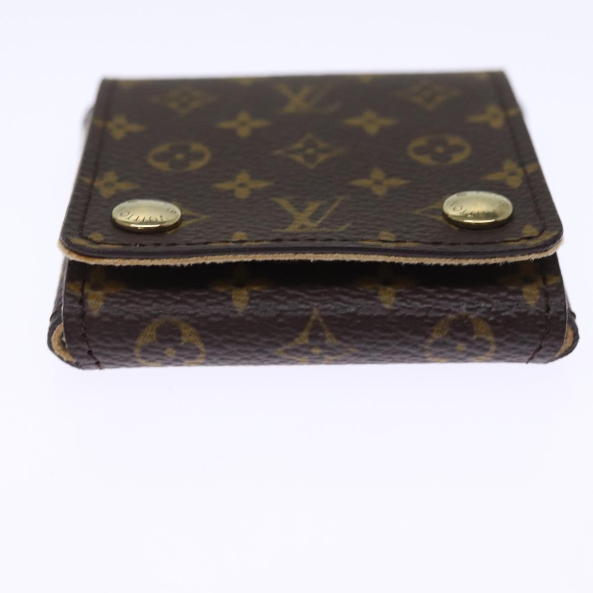 LOUIS VUITTON Monogram Jewelry Case Jewelry Box LV Auth hk1329