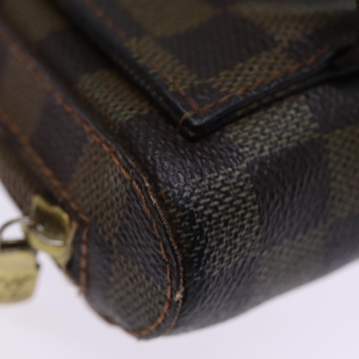 LOUIS VUITTON Damier Ebene Geronimos Shoulder Bag N51994 LV Auth hk1335