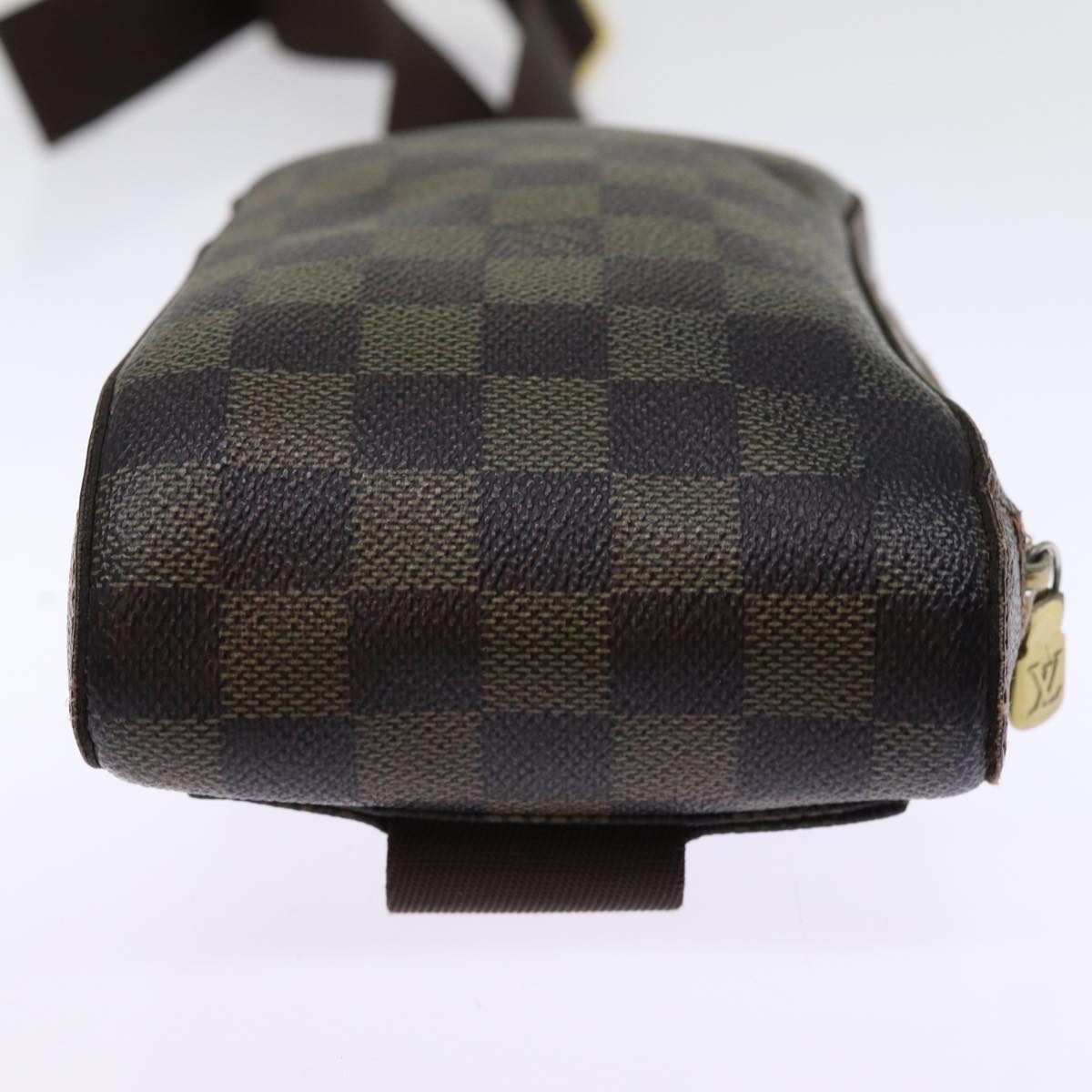 LOUIS VUITTON Damier Ebene Geronimos Shoulder Bag N51994 LV Auth hk1335