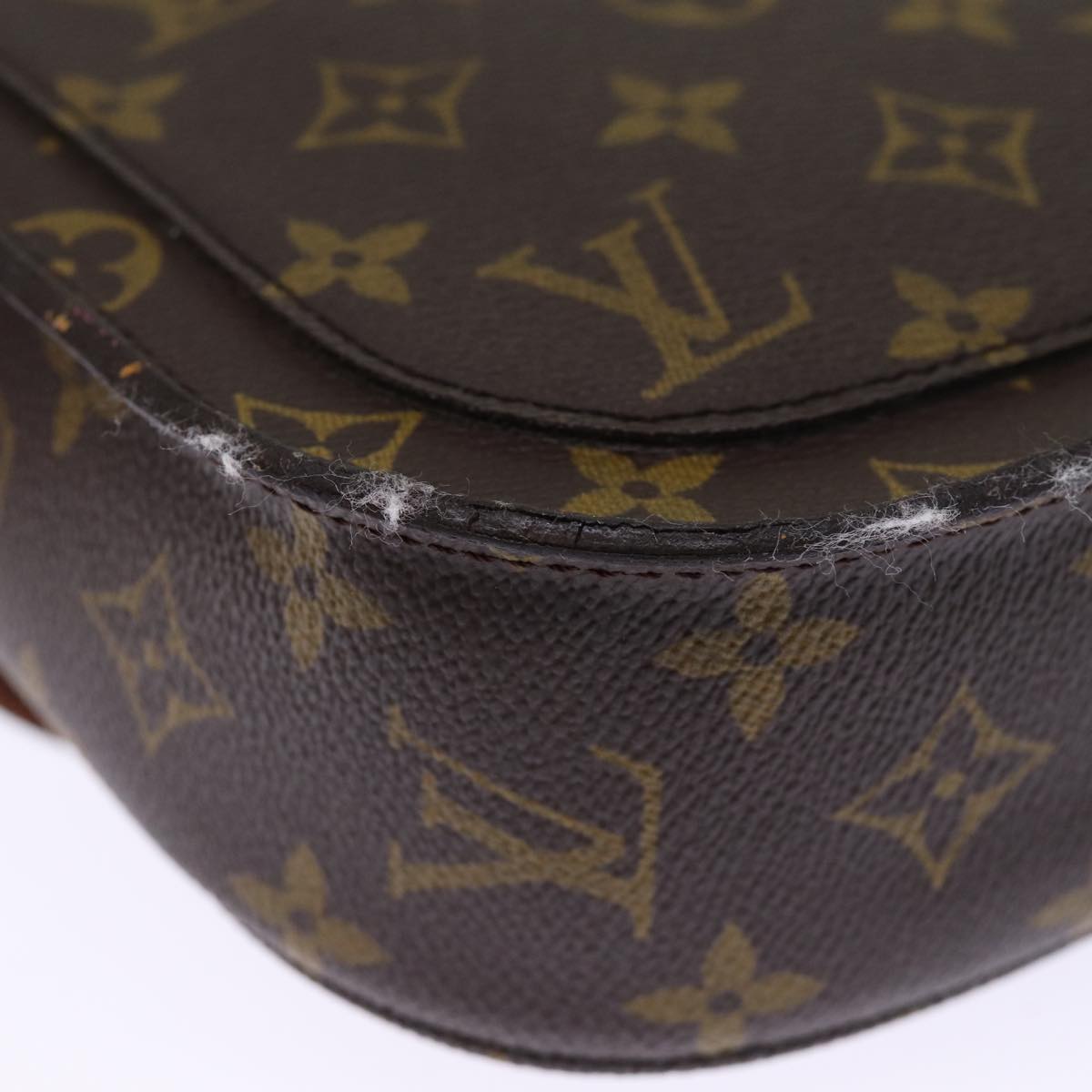 LOUIS VUITTON Monogram Saint Cloud GM Shoulder Bag M51242 LV Auth hk1336