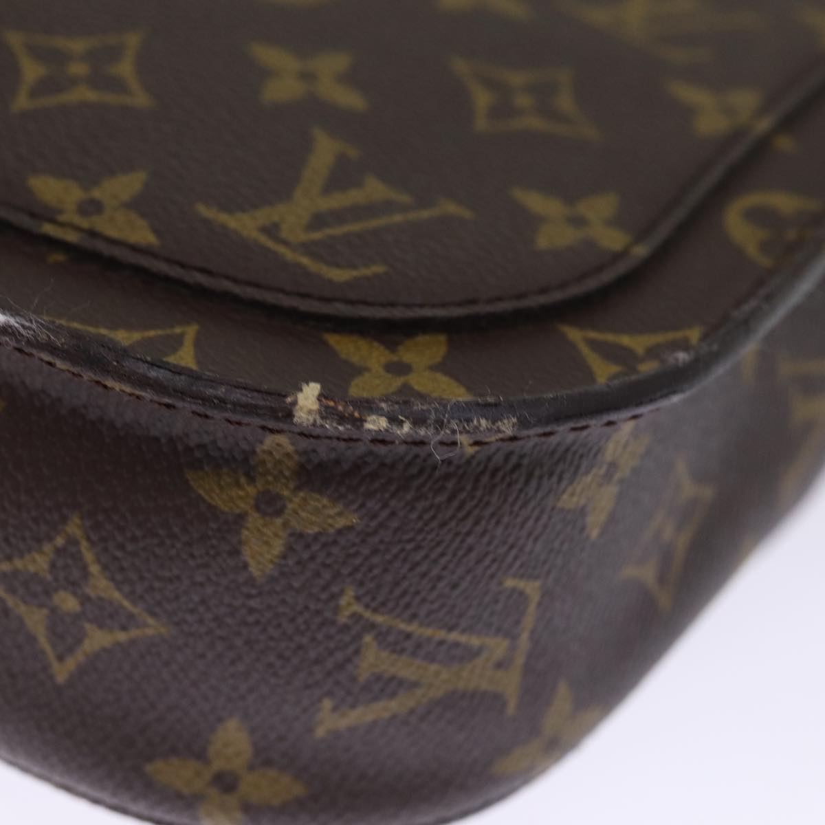 LOUIS VUITTON Monogram Saint Cloud GM Shoulder Bag M51242 LV Auth hk1336