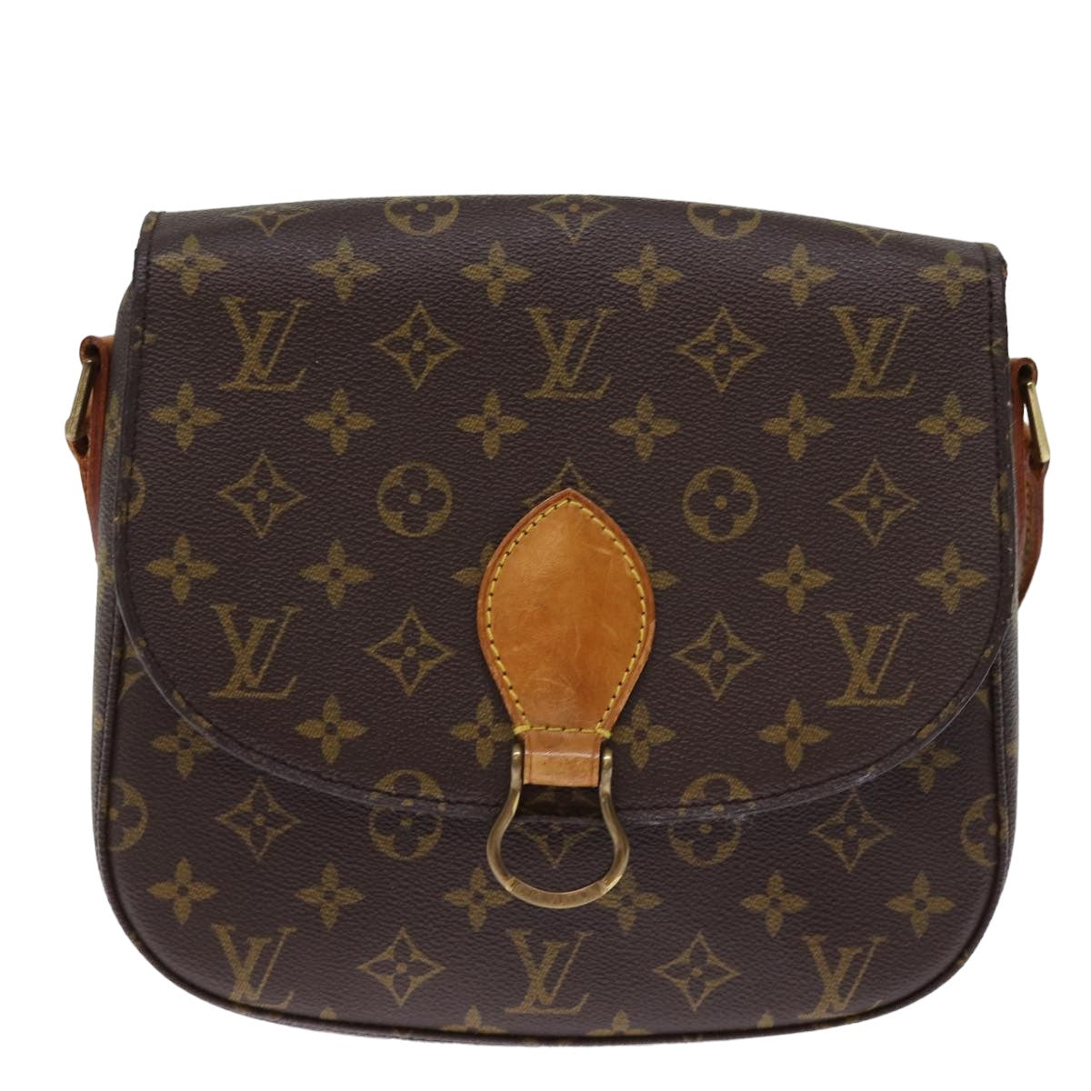 LOUIS VUITTON Monogram Saint Cloud GM Shoulder Bag M51242 LV Auth hk1336 - 0