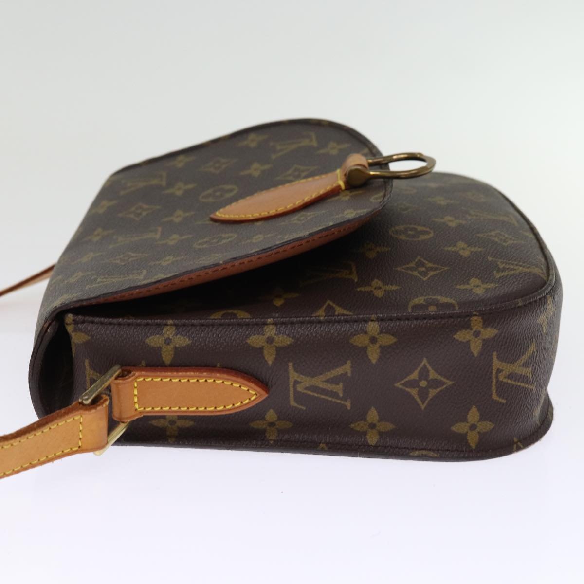 LOUIS VUITTON Monogram Saint Cloud GM Shoulder Bag M51242 LV Auth hk1336