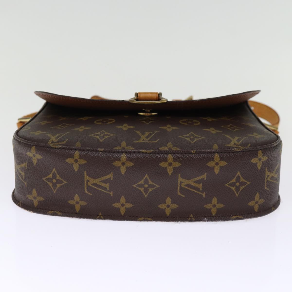 LOUIS VUITTON Monogram Saint Cloud GM Shoulder Bag M51242 LV Auth hk1336