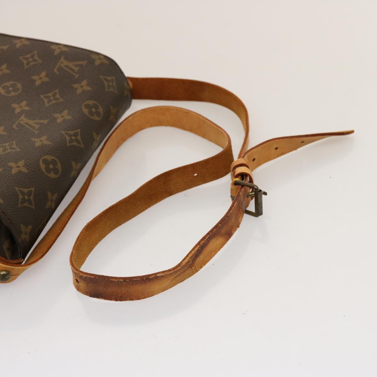 LOUIS VUITTON Monogram Cartouchiere MM Shoulder Bag M51253 LV Auth hk1338