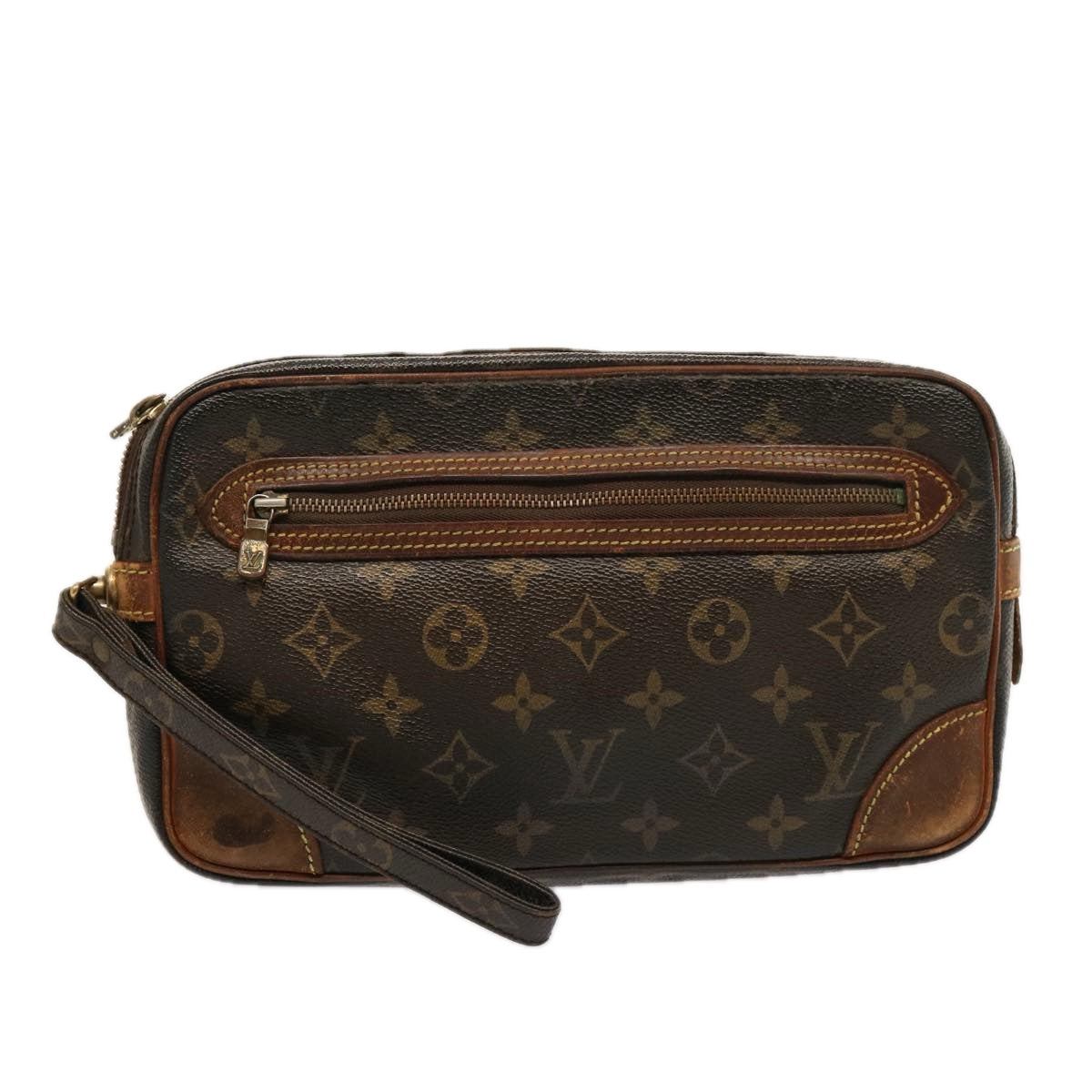 LOUIS VUITTON Monogram Marly Dragonne GM Clutch Bag M51825 LV Auth hk1340