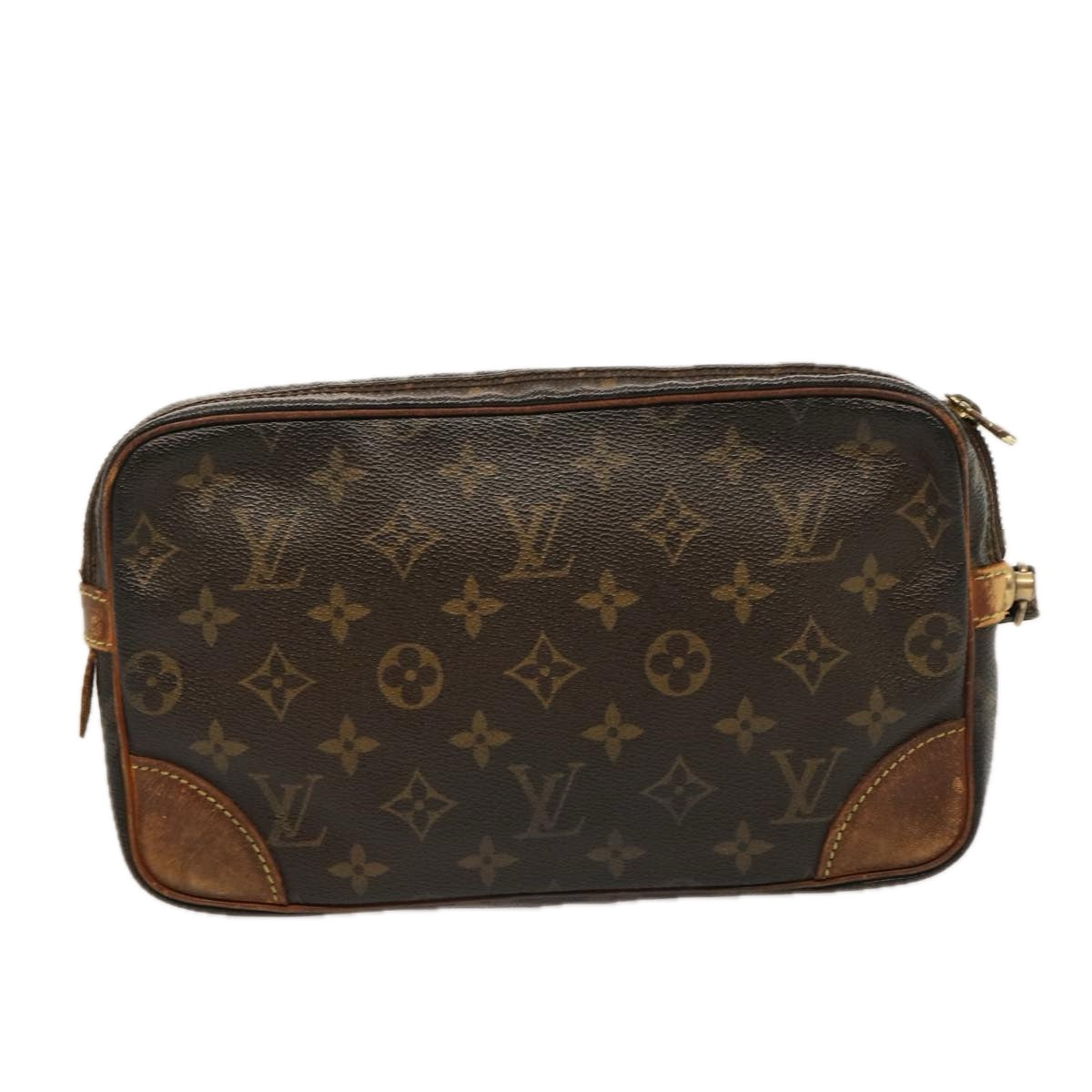 LOUIS VUITTON Monogram Marly Dragonne GM Clutch Bag M51825 LV Auth hk1340 - 0