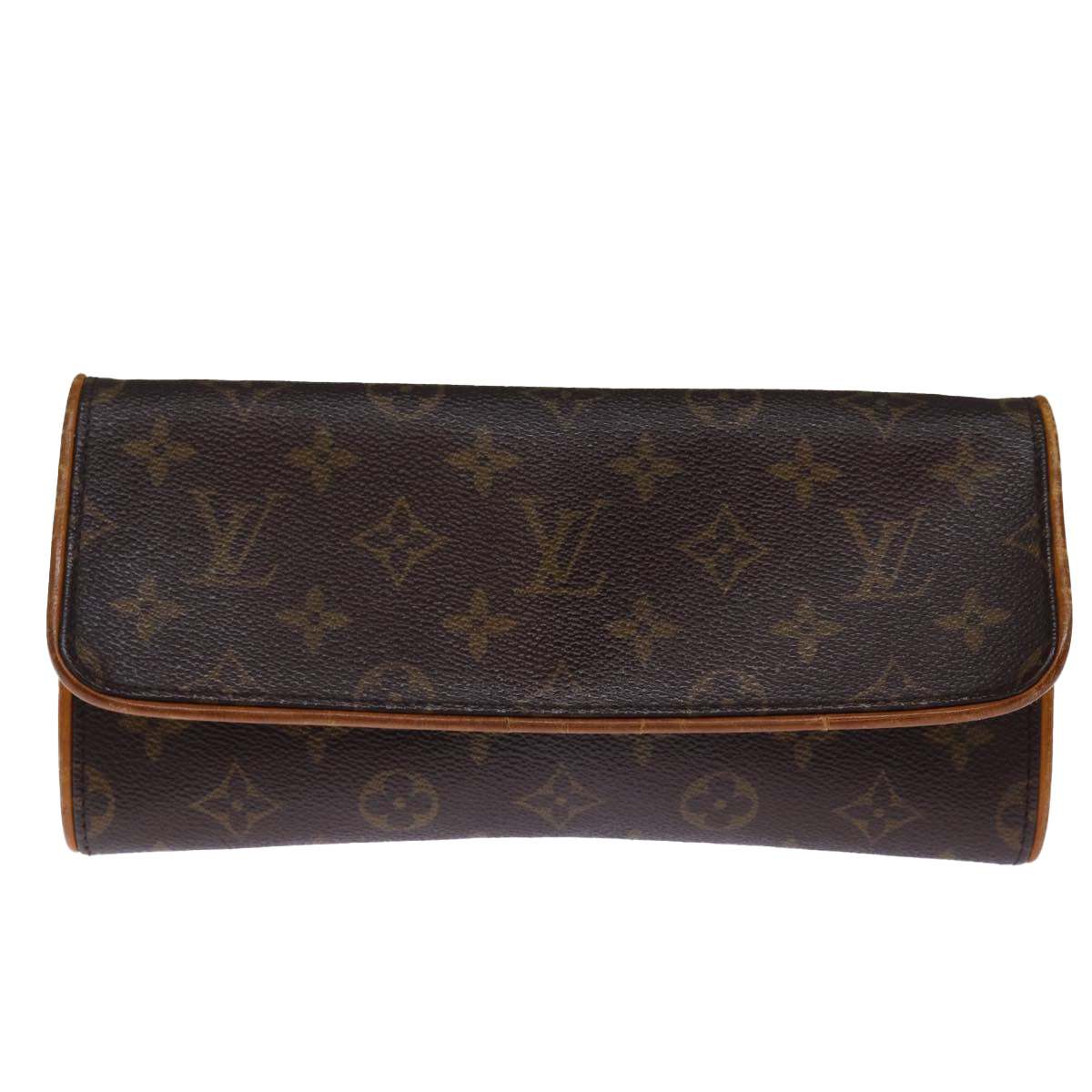 LOUIS VUITTON Monogram Pochette Twin GM Shoulder Bag M51852 LV Auth hk1343